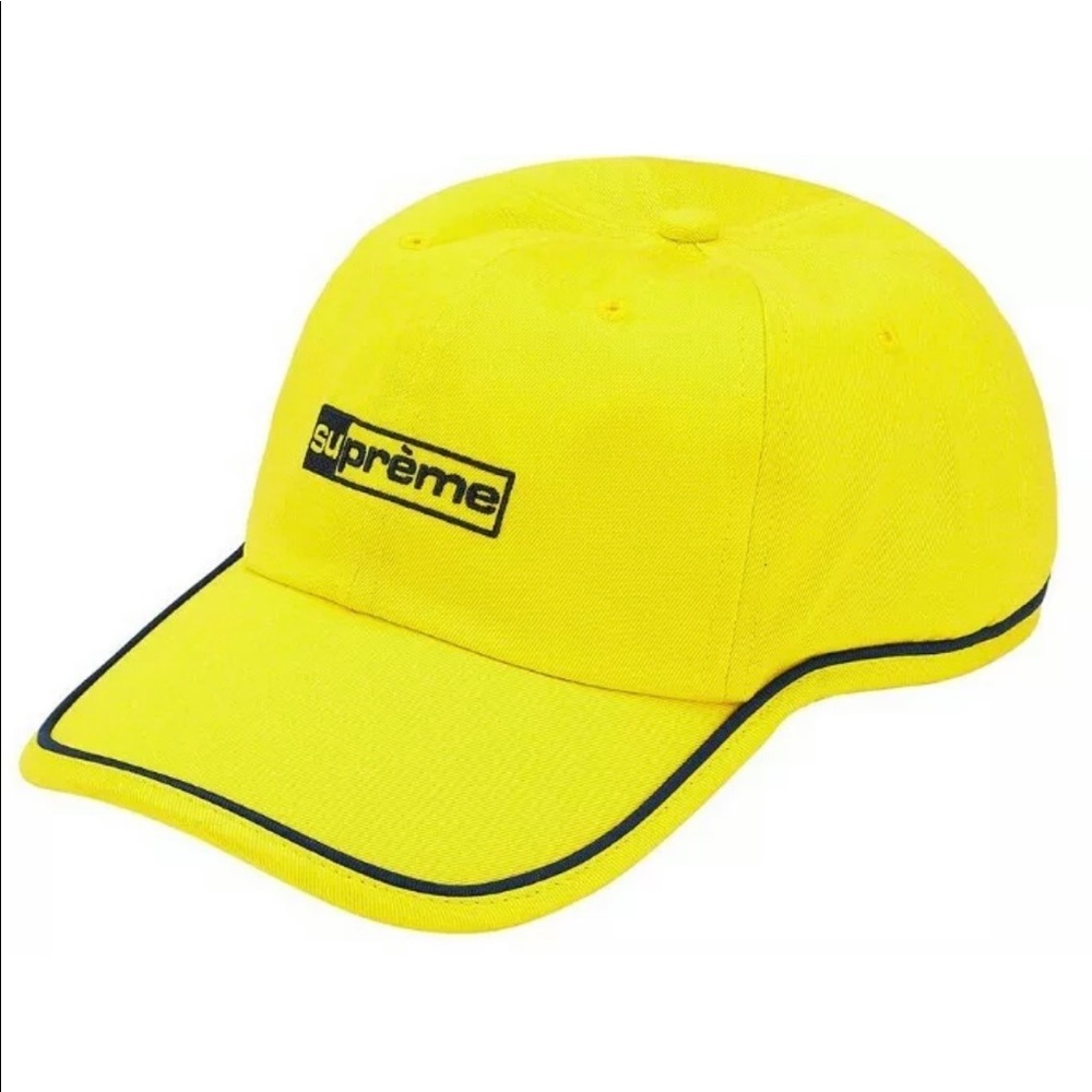 Supreme Authentic 6-Panel Cap Hat Bright yellow